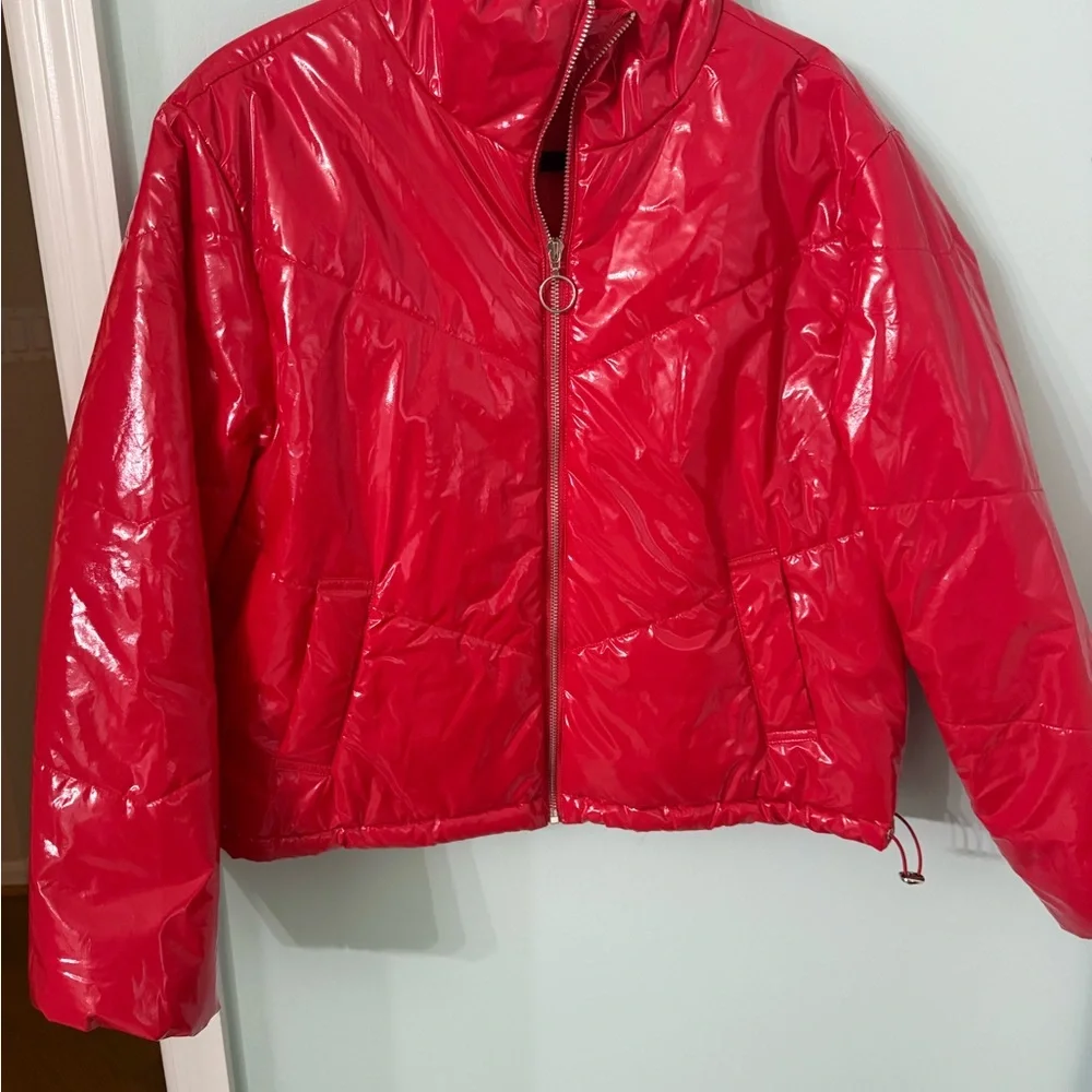 Red Puffer Jacket - Picture 1 of 3